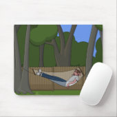 Tapis De Souris Temps d'hamac (Avec souris)