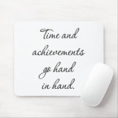 Tapis De Souris Temps Et Réalisations Pad Souris (Avec souris)