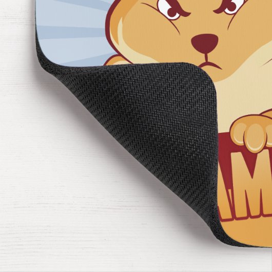 Tapis De Souris Temps Mousepad de hamster - horizontal (Coin)