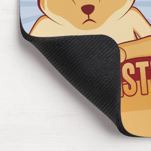 Tapis De Souris Temps Mousepad - verticale de hamster (Coin)