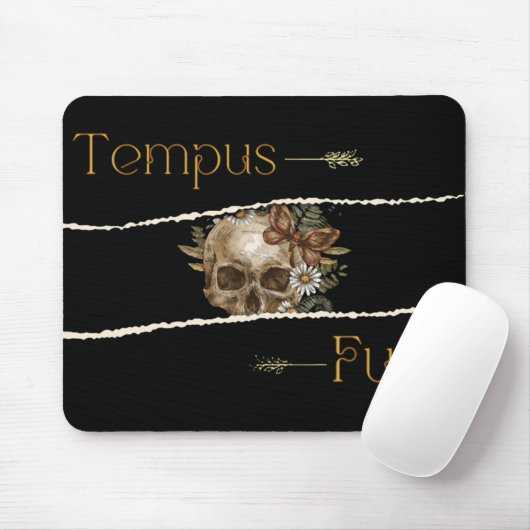 Tapis De Souris Tempus fugit (Avec souris)