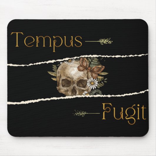 Tapis De Souris Tempus fugit (Devant)