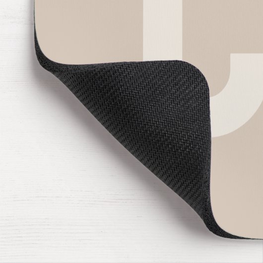 Tapis De Souris Tendances Couleur Douce Tauft Monogram Mousepad (Coin)