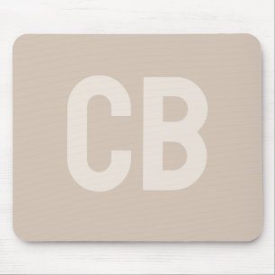 Tapis De Souris Tendances Couleur Douce Tauft Monogram Mousepad