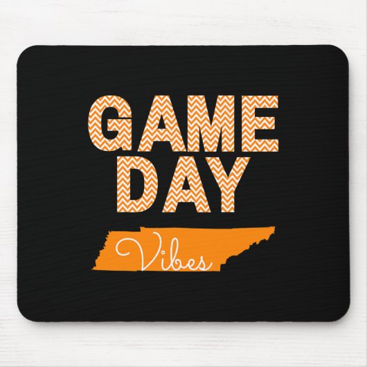 Tapis De Souris Tennessee Football Jour Vibes Fall Tailgate (Devant)