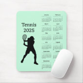 Tapis De Souris Tennis 2025 Calendrier Mousepad (Avec souris)