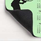Tapis De Souris Tennis 2026 Calendar Mousepad (Coin)