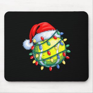 Tapis De Souris Tennis Ball Santa Hat Hommes Christmas Tennis X