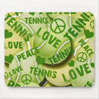 Tapis De Souris Tennis d'amour de paix