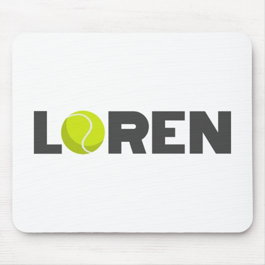 Tapis De Souris Tennis de Loren (Devant)