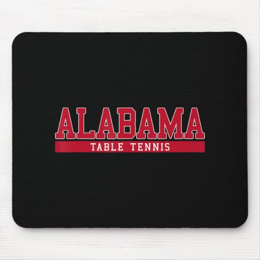 Tapis De Souris Tennis De Table En Alabama (Devant)