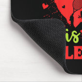 Tapis De Souris Tennis Is My Valentine Cool Srt Motivation Player (Coin)