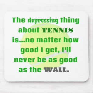Tapis De Souris Tennis Joke Cadeau Pour Rires Tennis Ball