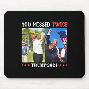 Tapis De Souris Tentative d'intimidation de Trump Trump 2024 Vous 