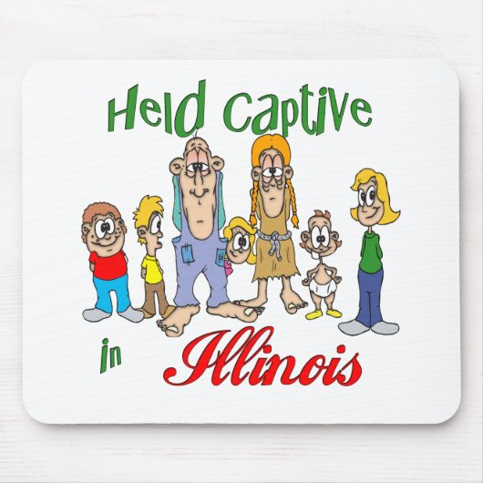 Tapis De Souris Tenu captif en Illinois (Devant)
