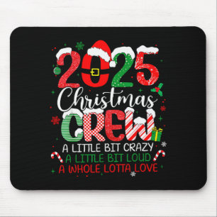 Tapis De Souris Tenue de Noël assortie pour la famille 2025 Squad 
