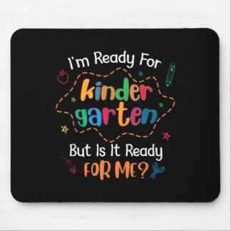 Tapis De Souris Tenue de premier jour de maternelle pour garçons C