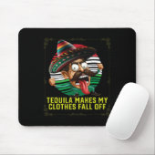 Tapis De Souris Tequila Met Mes Vêtements Tomber Du Tequil Alcooli (Avec souris)
