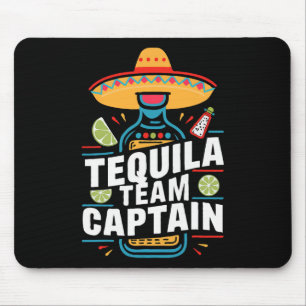 Tapis De Souris Tequila Team Capitaine Cinco De Mayo Party Fiesta
