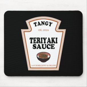 Tapis De Souris Teriyaki Sauce Groupe de fronce Famille Halloween