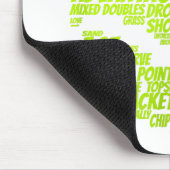 Tapis De Souris Termes Tennis Joueur De Tennis Jouer Tennis Ball (Coin)