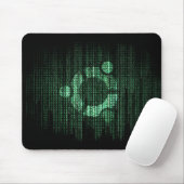 Tapis De Souris Terminal vert de Linux (Avec souris)