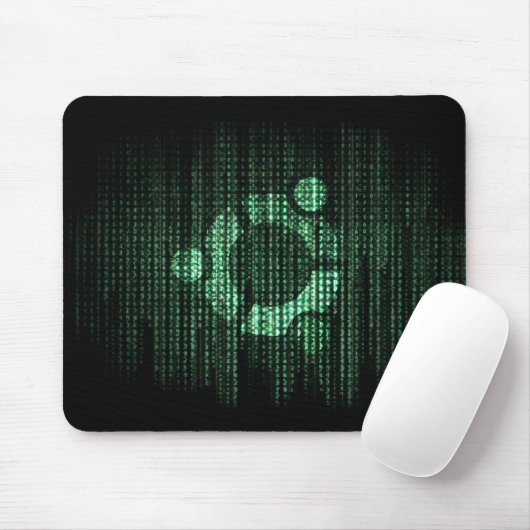 Tapis De Souris Terminal vert de Linux (Avec souris)