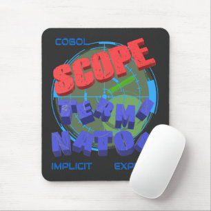 Tapis De Souris Terminateurs de portée dans la programmation Cobol