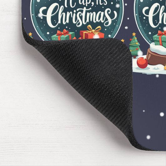 Tapis De Souris Terminer C’est Noël Snow Globe Design (Coin)