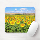 Tapis De Souris Terrain de tournesol (Avec souris)