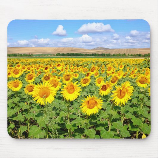 Tapis De Souris Terrain de tournesol (Devant)