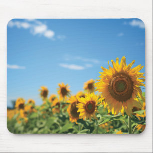 Tapis De Souris Terrain de tournesol