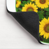 Tapis De Souris Terrain de tournesol (Coin)