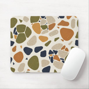 Tapis De Souris Terrazzo d'argile olive