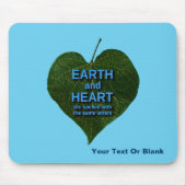 Tapis De Souris Terre - Anagram du coeur (Devant)