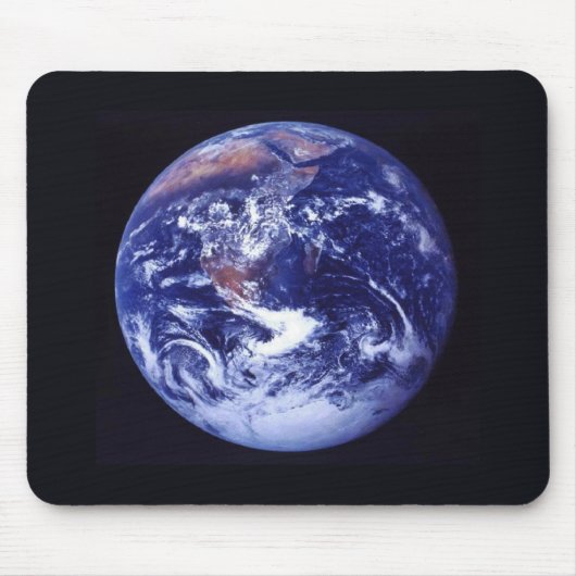 Tapis de souris Terre Apollo 17 Vue de l'espace (Devant)