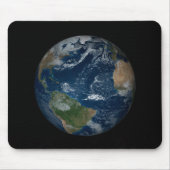 Tapis De Souris Terre Avec Nuages Et Glace De Mer (Devant)