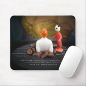 Tapis De Souris Terre des lamés Mousepad d'or (Avec souris)