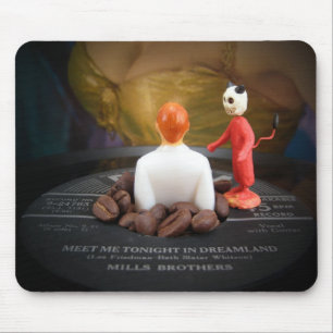 Tapis De Souris Terre des lamés Mousepad d'or