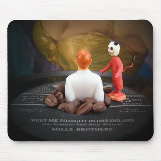 Tapis De Souris Terre des lamés Mousepad d'or (Devant)