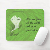 Tapis De Souris Terre mère (endormi) (Avec souris)