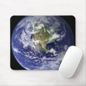 Tapis De Souris Terre montrant l'hémisphère occidental (Avec souris)