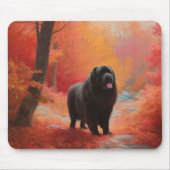 Tapis De Souris Terre-Neuve en automne Leaves Fall Inspire (Devant)