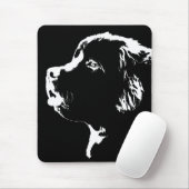Tapis De Souris Terre-Neuve Mousepad Terre-Neuve Cadeaux de chiens (Avec souris)