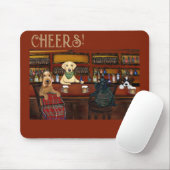 TAPIS DE SOURIS TERRIER AIREDALE & AMIS       (Avec souris)