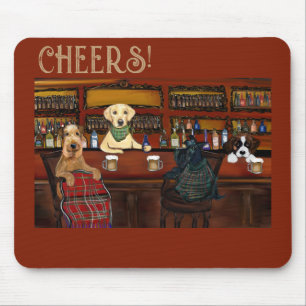 TAPIS DE SOURIS TERRIER AIREDALE & AMIS      