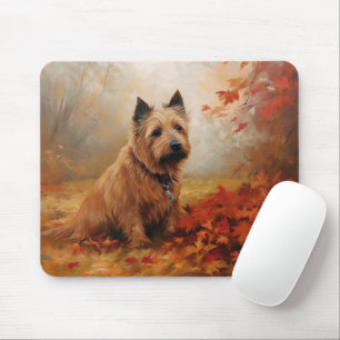 Tapis De Souris Terrier australien en automne Leaves automne Inspi
