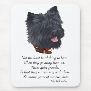 Tapis De Souris Terrier Black Cairn Pont de l'Arc-en-Ciel