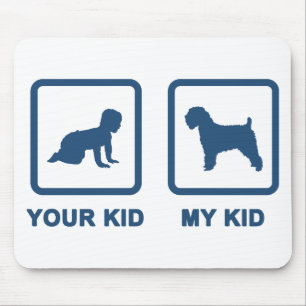 Tapis De Souris Terrier blond comme les blés doucement enduit