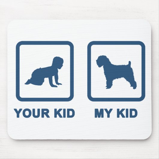 Tapis De Souris Terrier blond comme les blés doucement enduit (Devant)